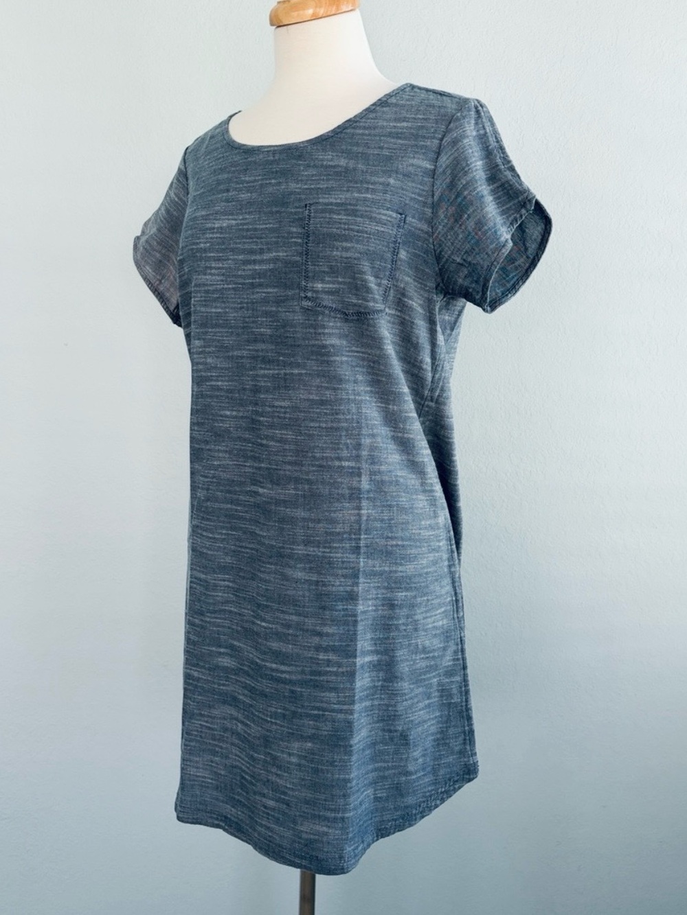 Pact Organic Cotton Chambray Shift Dress - Picture 6 of 15